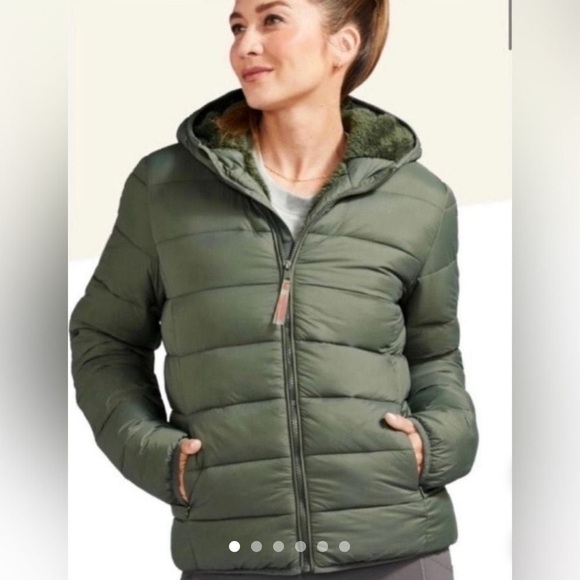Peloton Jackets & Blazers - Peloton Olive Green Puffer Jacket